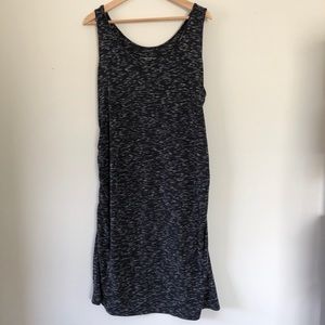 Gray Tank Bodycon Maternity Knee Length Dress